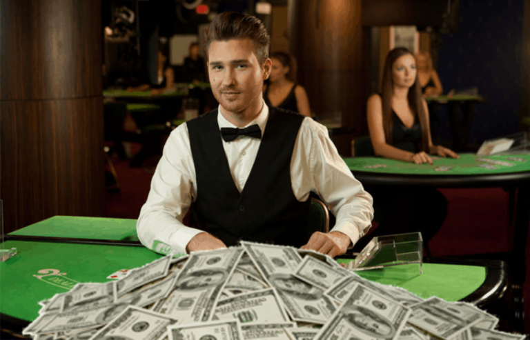 commerce casino dealer salary